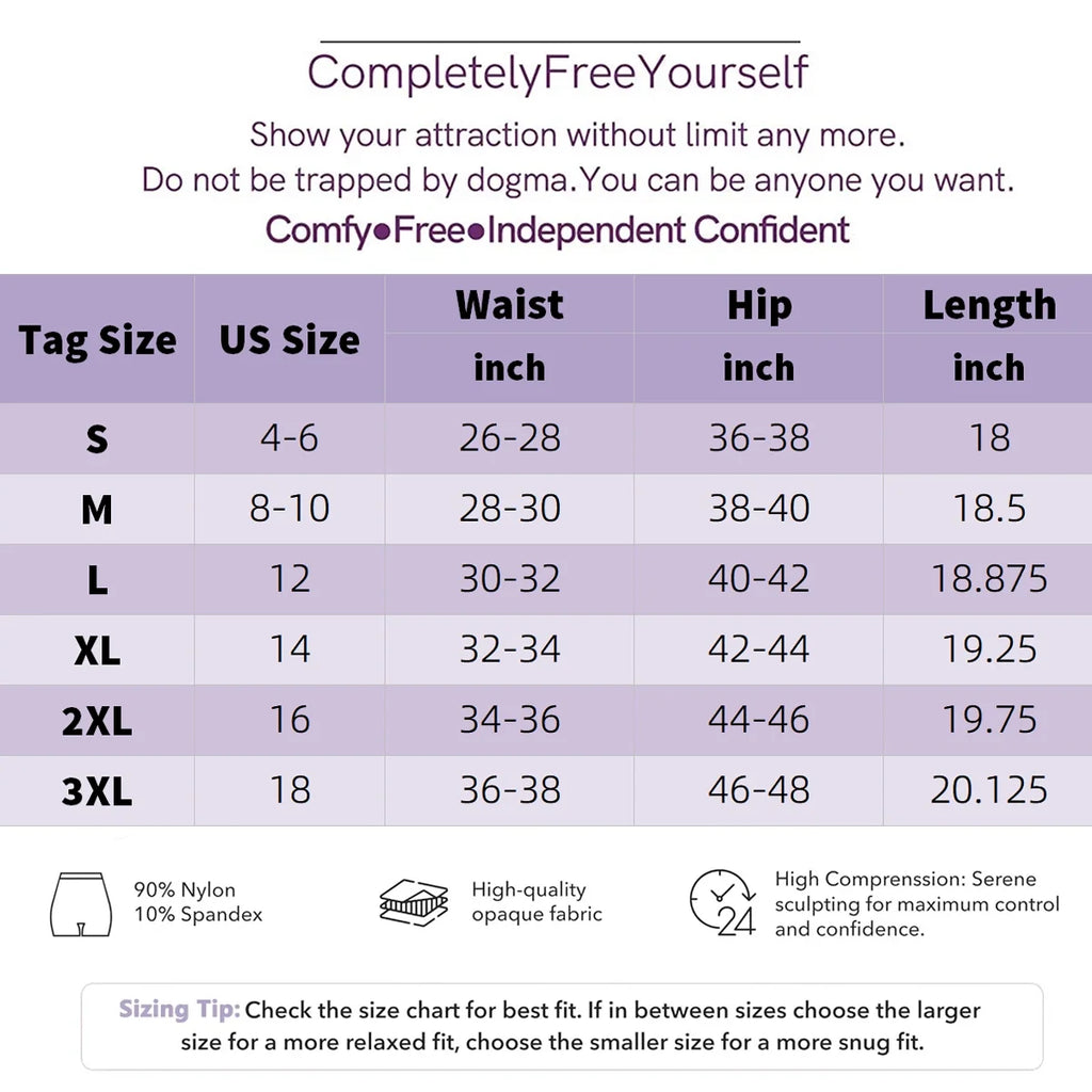Women'S Shapewear Shorts High Waist Tummy Control Body Shaper Thigh Slimmer Slimming Panties
